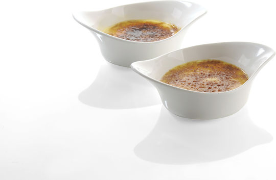 Gefu Creme Brule Στρογγυλό Πυρίμαχο Σκεύος για Σουφλέ Κεραμικό 11x11x4.9cm 2τμχ