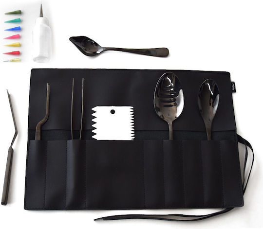 Mikamax Mikamax Kochgeschirr-Set Mit Rostfreiem Stahl 9 Stück Schwarz