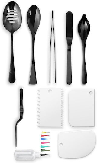 Mikamax Mikamax Kochgeschirr-Set Mit Rostfreiem Stahl 9 Stück Schwarz