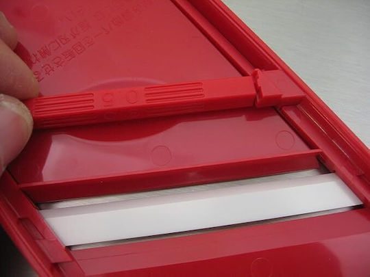 Kyocera Ceramic Slicer Adjustable Slice Width Red