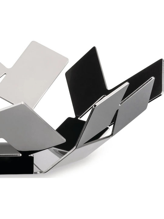 Alessi La Stanza dello Scirocco Obstschale Inox Silber 24.5x23.2x6.2cm