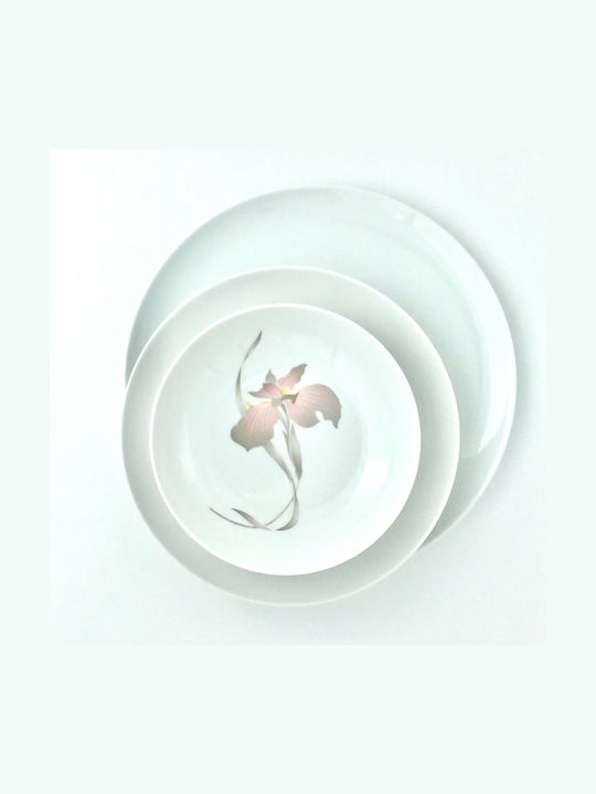 Lubiana Boss Coupe Orchid Pink Porcelain Dinnerware Set 40pcs