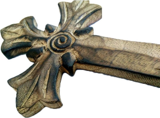 Holzgeschnitzter Kreuz R14 15x10 cm