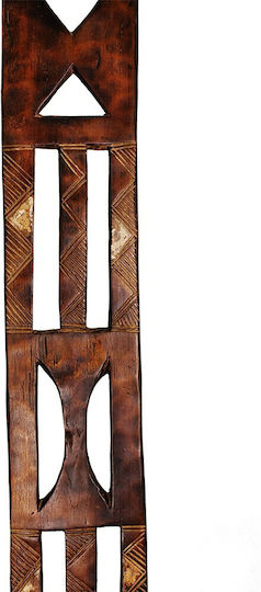 Ethnisches Holz Schnitzerei Boden Dekor 233cm