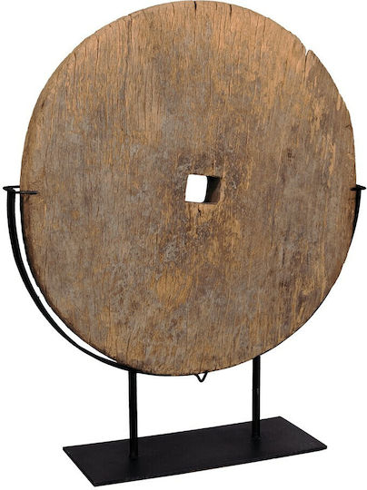 Επιδαπέδιο Διακοσμητικό Ρόδα Ξύλο 88x73x20,5cm