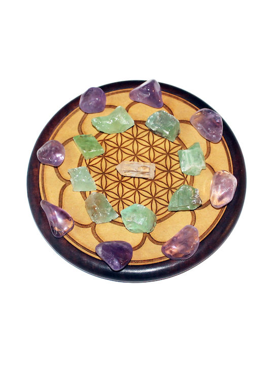 Energie-Netzwerk Kristalle Heilung Wood Crystal Grid Healing 15,5cm Energie-Netzwerk Kristalle Heilung Wood Crystal Grid Healing 15,5cm