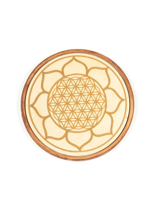 Wood Crystal Grid Healing Energy 15.5cm