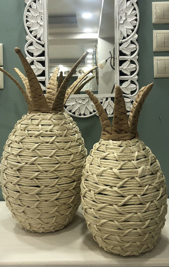 Decorative Tabletop Pineapple Aquamarine 41x21cm
