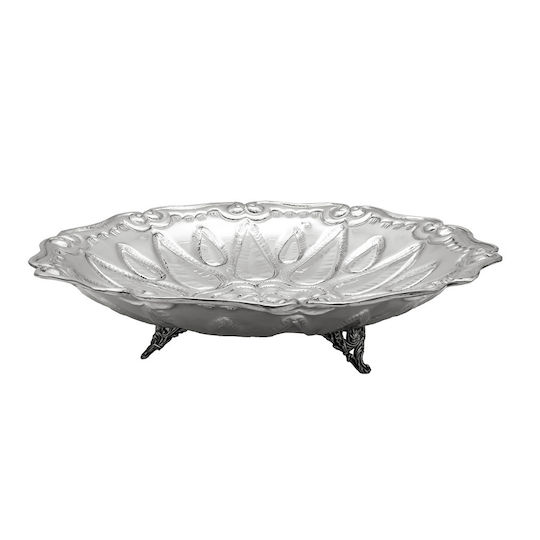 Silver Bowl 29x29x7cm Mpo00314