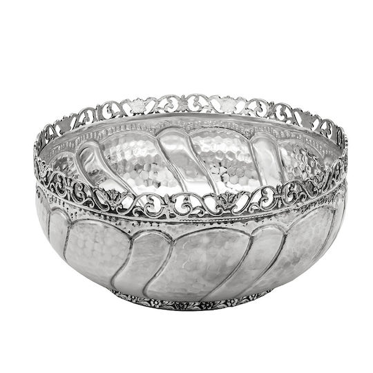 Silver Bowl 12x12x6cm Mpo00332