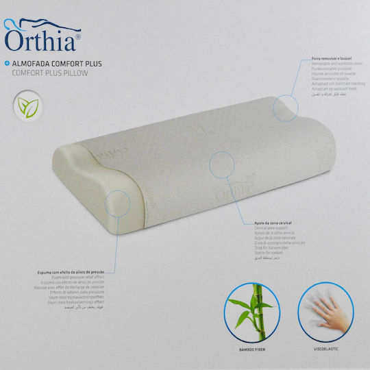 Ορθοπεδικό Μαξιλάρι “comfort Green” Viscoelastic Medium Orthia 2405060