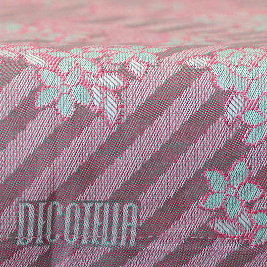 Decotelia Tischdecke Kariert 100x100 Rossabaroco Rosa-Grau Doppelter Oberfläche