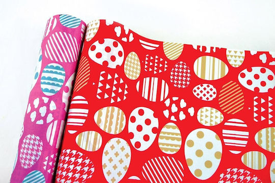 Microfiber Fabric Easter Creation Fuchsia 72 Cm X 5 M