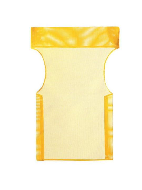 Yellow Perforated Director Chair Fabric Oem Text-yellow