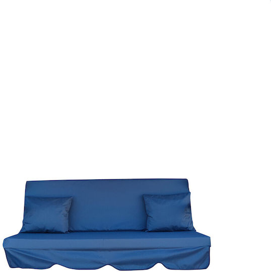 Perne Swing Cushion Trei Locuri Gri Copertină Decorative Waterproof 260gm Țesătură Poliester Spălabil Set 4 Bucăți