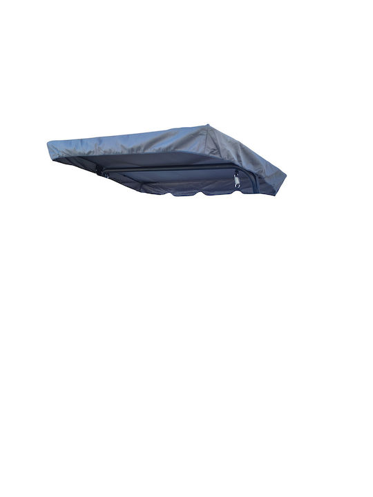 Gartenstuhlkissen Schaukel Dreisitzer Grau Tenda Dekorative Wasserdichte 260gm Polyester Stoff Plemona Set 4 Stück