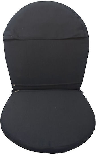 Cushion Metal Chair Black Waterproof Washable Cover 5cm Thickness 45x85x5cm