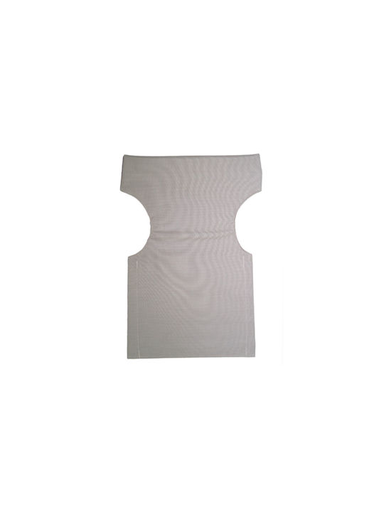 Director Chair Cover Textilene Bioafrol M55xW45xH79cm Light Gray