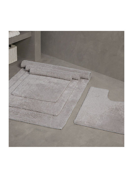 Badematte Latschen Fieldcrest Ultra Soft 2.200gsm 53x61 Hellgrau