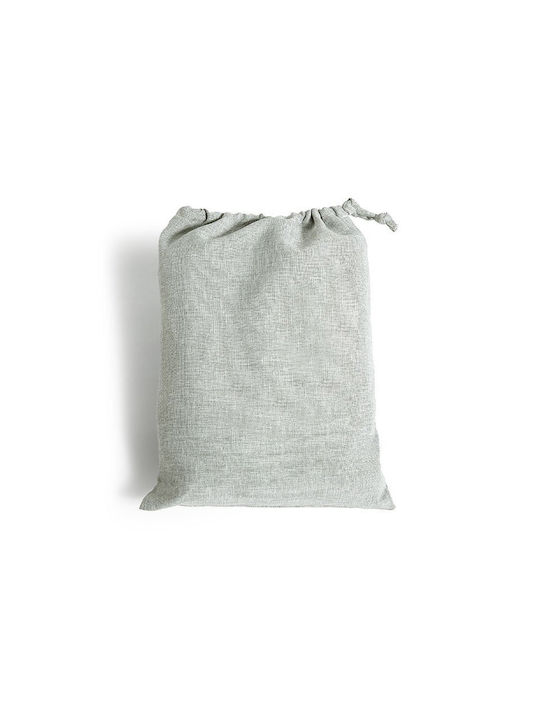 Shower Curtain Fieldcrest Linen-Look 180x200 Irish