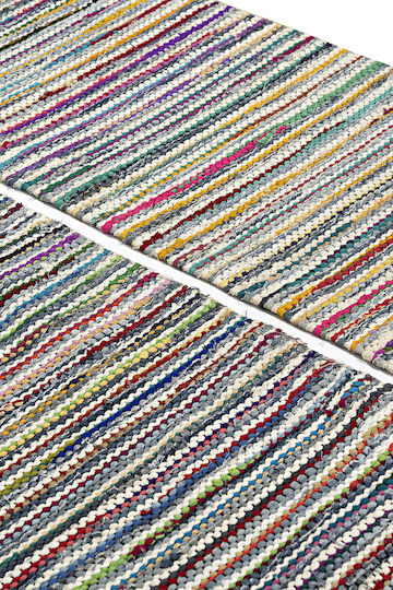 Sheva Runner Multicolour Cotton 70x240 Living Room Rug