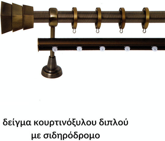 Import Hellas Μεταλλικό Κουρτινόξυλο Νo8 Φ25mm -250εκ. Import Hellas Μεταλλικό Κουρτινόξυλο Νo8 Φ25mm -250εκ.