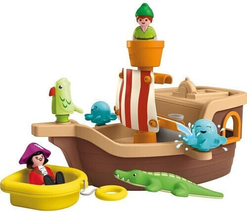 Playmobil Junior Peter Pan and the Pirate Ship of Captain Hook for 1-4 years old