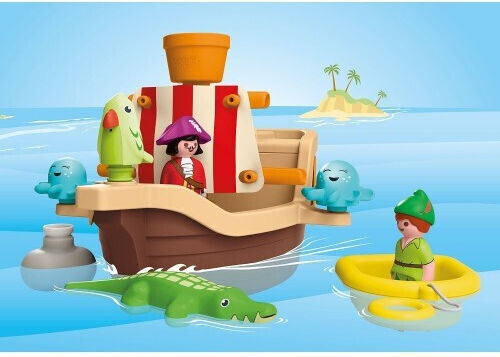 Playmobil Junior Peter Pan and the Pirate Ship of Captain Hook for 1-4 years old
