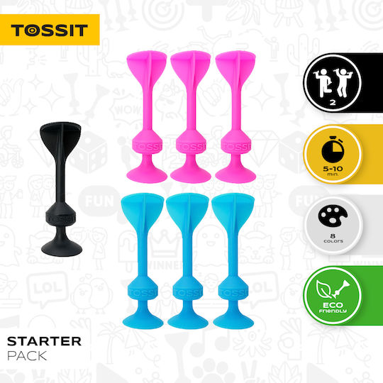 Darts Game Suction Cups Tossit 7-piece Set Pink-blue
