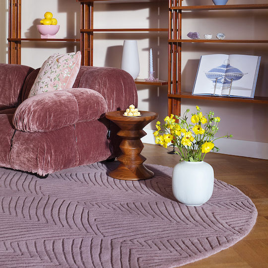 Χαλί Folia Mink 38902 Wedgwood Home 150 Cm Round