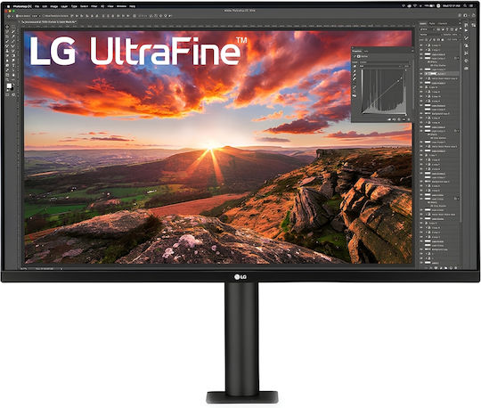 LG 32UN880K-B-B IPS HDR Monitor 31.5" 4K 3840x2160 με Χρόνο Απόκρισης 5ms GTG