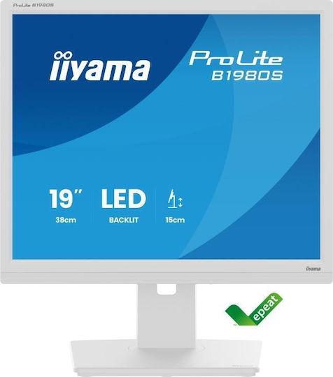 Iiyama B1980S-W1 TN Monitor 19" 1280x1024 with Response Time 3ms GTG White