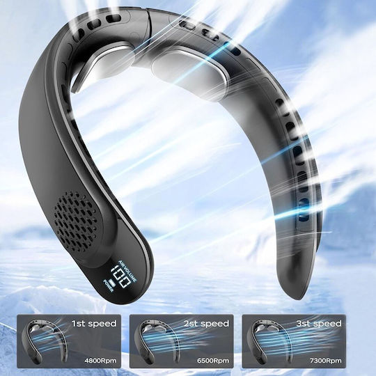 Techsuit Techsuit Mini Klimaanlage & Ventilator Hals Ohne Flügel 8W Schwarze