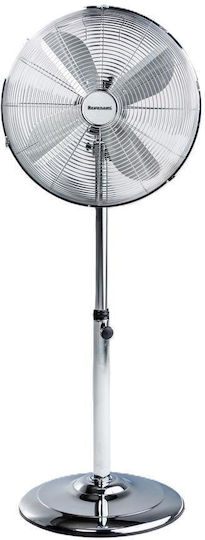 Ravanson Inox Pedestal Fan 50W 45cm Silver