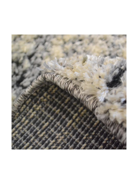 Covoare Tribal Shaggy Crem Gri 150x230cm Az818-150