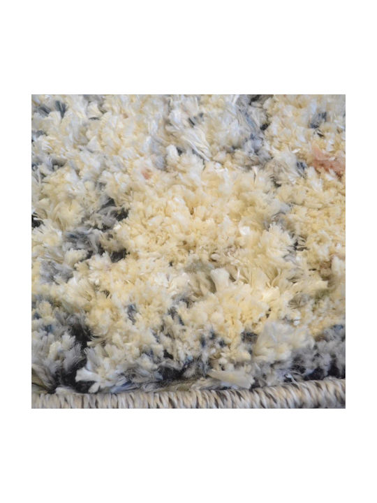 Covoare Tribal Shaggy Crem Gri 150x230cm Az818-150
