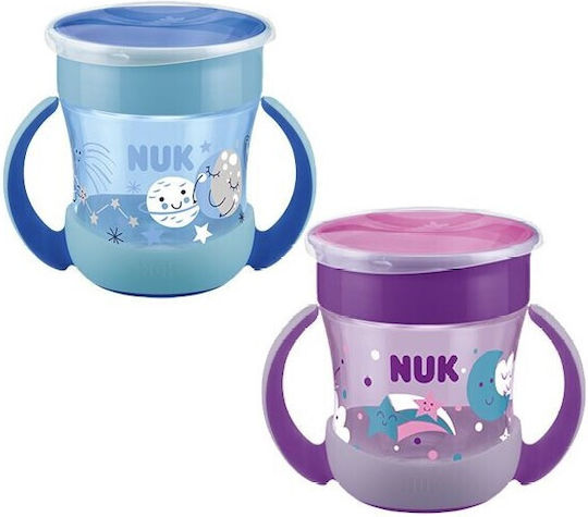 Nuk Baby Cup Mini Magic made of Plastic Blue 160ml for 6m+m+