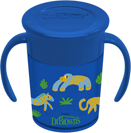 Dr. Brown's Baby Cup made of Plastic Blue 200ml for 6m+m+