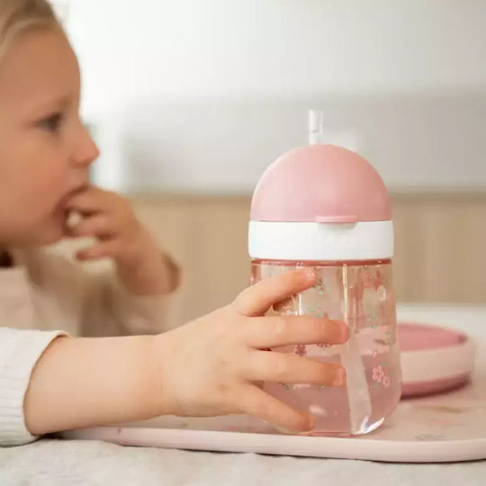 Little Dutch Παιδικό Ποτηράκι Mio Fairy Garden από Πλαστικό Ροζ 300ml