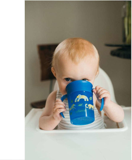 Dr. Brown's Baby Cup made of Plastic Blue 200ml for 6m+m+