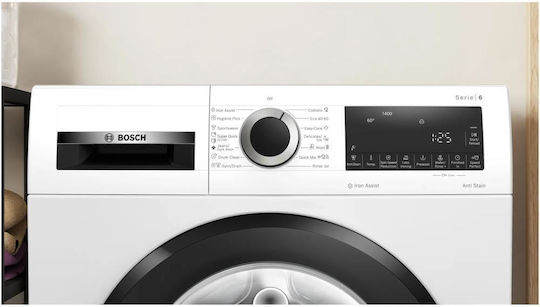 Bosch Πλυντήριο Ρούχων 9kg με Τεχνολογία Ατμού 1400 Στροφών Iron Assist WGG244Z5BY