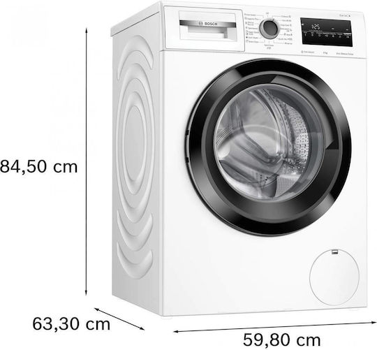 Bosch Пералня 8кг с Парна Технология 1400 Оборота Active Water Plus WAN28270BY