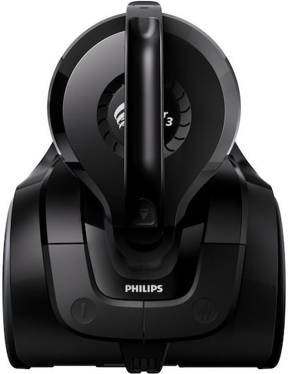 Philips 1000 Series Staubsauger 800W Beutellos 1.3Es Schwarz