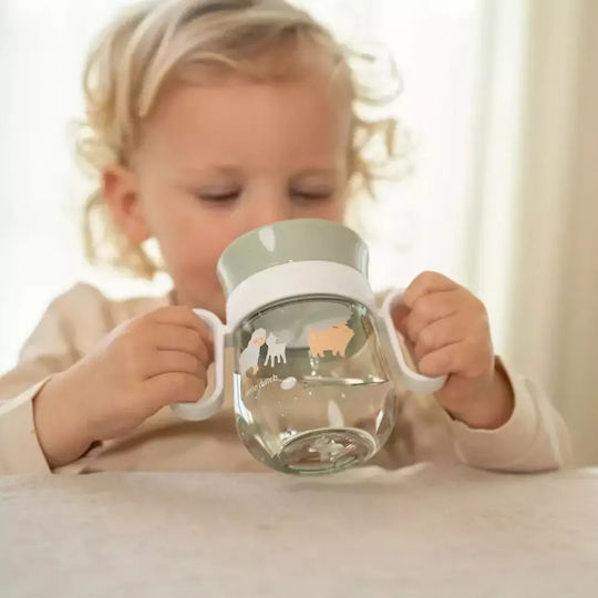 Little Dutch Baby Cup Little Farm made of Plastic Green Little Farm 200ml