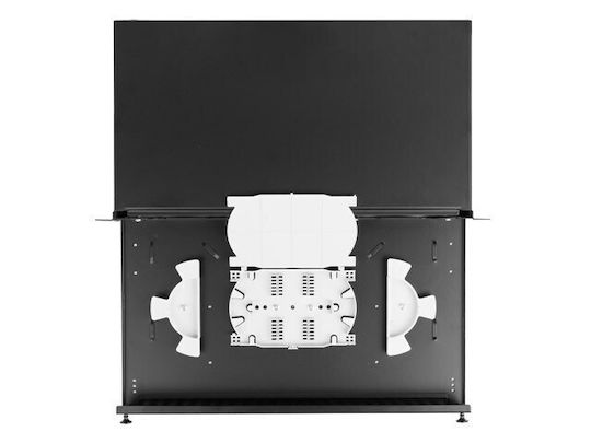 Lanberg Optical Patch Panel for Rack 1U 19" with 24 Ports Black