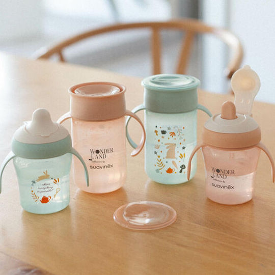 Suavinex Baby Cup made of Plastic Green 340ml for 12m+m+