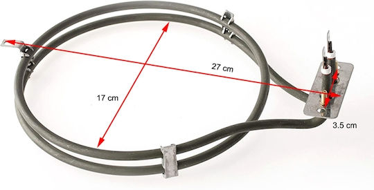 AEG Oven Heating Element Replacement 27x17cm