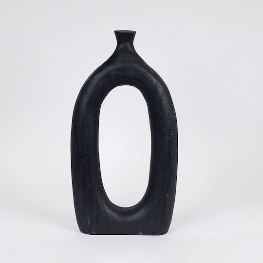 Decorative Vase Black 25x7x48cm