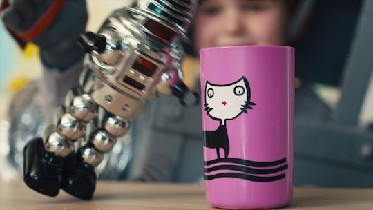 Tommee Tippee Παιδικό Ποτηράκι "No Knock" από Πλαστικό Μωβ 190ml για 18m+