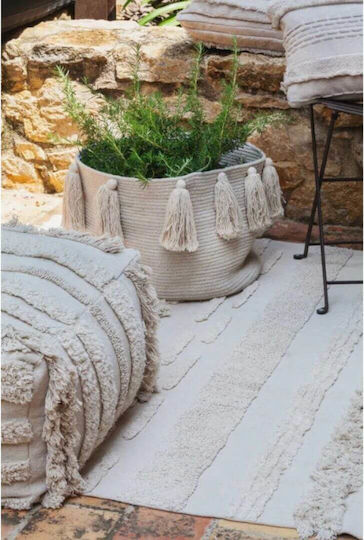 Lorena Canals Sitzsäcke & Poufs Air Natürliche Creme 54x54x27cm